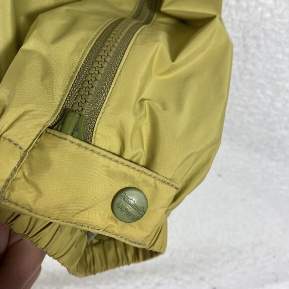 LL Bean Pants Mens Size XL Yellow Gold Lightweight Water Resistant Nylon Lined - Picture 4 of 16